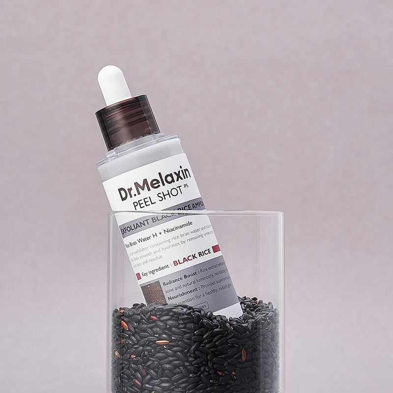 Dr.Melaxin Peel Shot - Exfoliating Black Rice Ampoule - 80ml