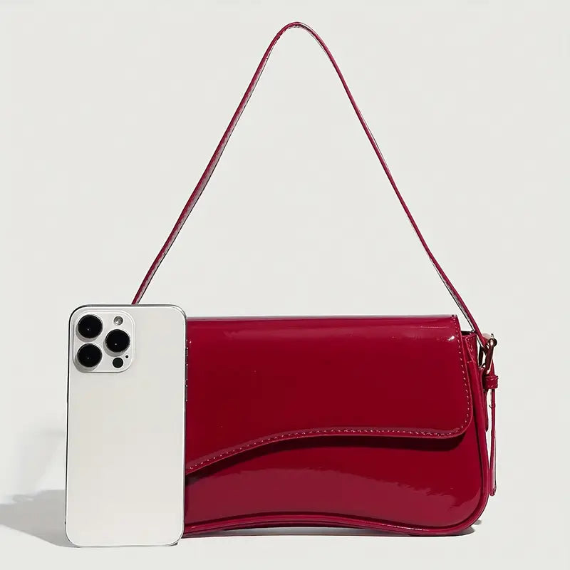 Elegant Kersen Rode Schoudertas