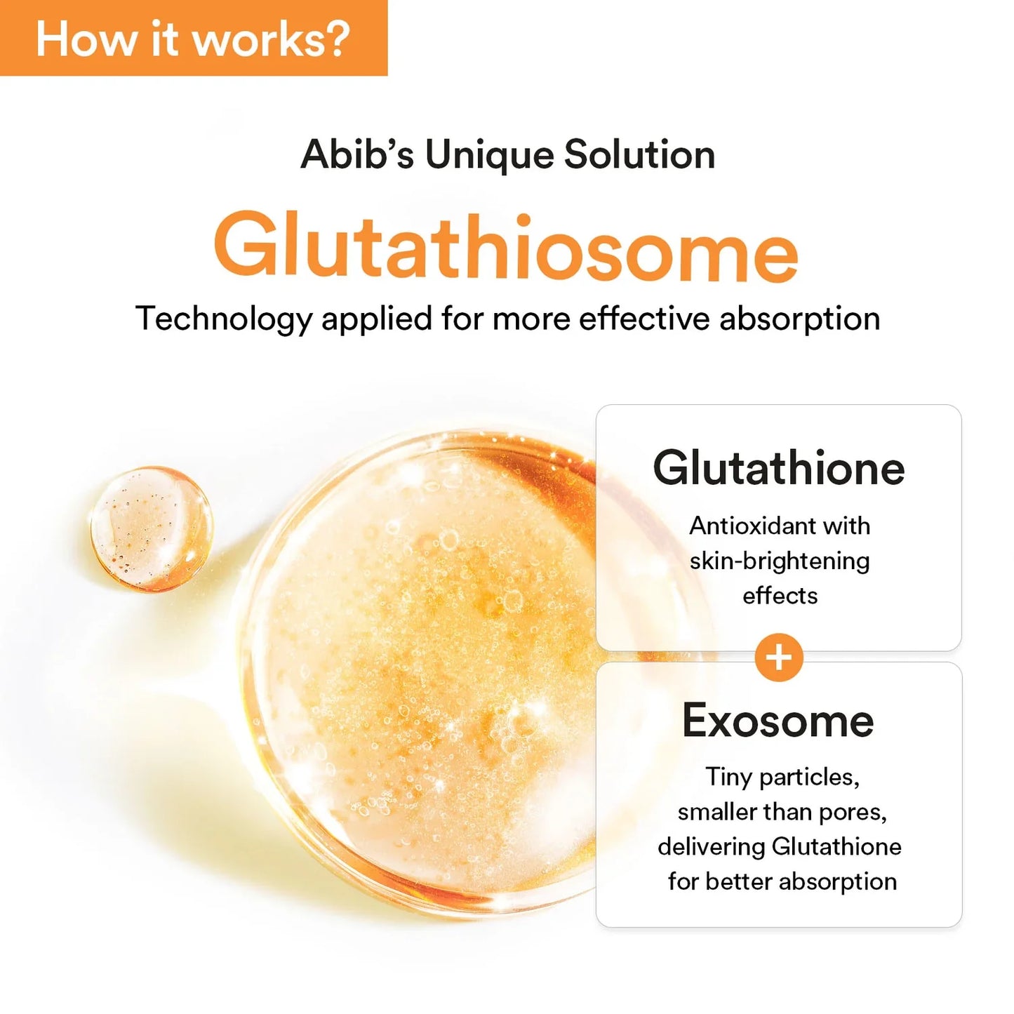 Abib Glutathiosome Dark Spot Pad Vita Touch (60 pads) + Abib Glutathiosome Dark Spot Vita Touch Serum 50ml Bundel