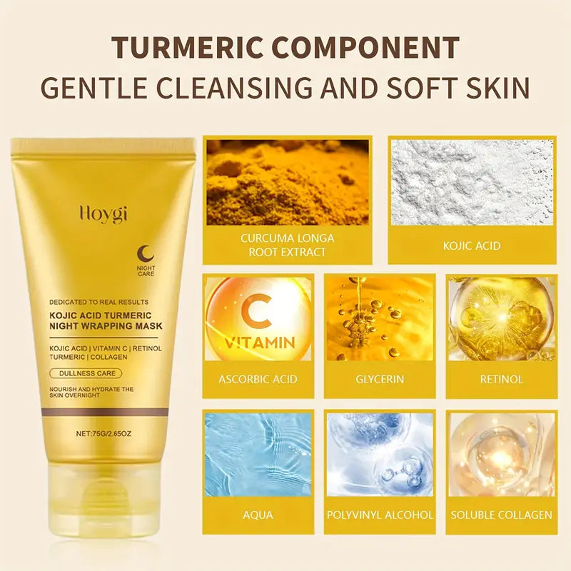 Hoygi - Kojic Acid Turmeric Night Wrapping Mask