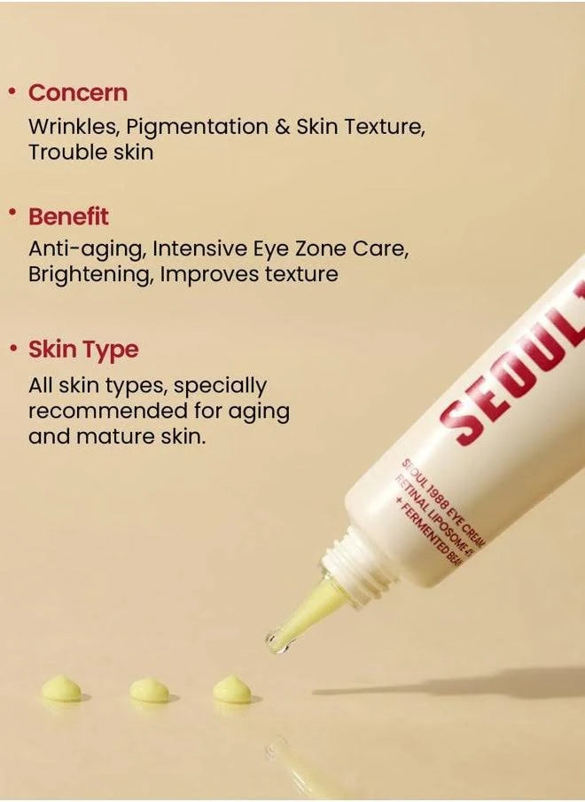 K-secret - Seoul 1988 - Oogcreme - Retinal Liposome 4% + Fermented Bean - 30 ml