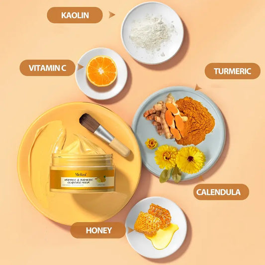 Vitamine C & Turmeric Clay Face Mask