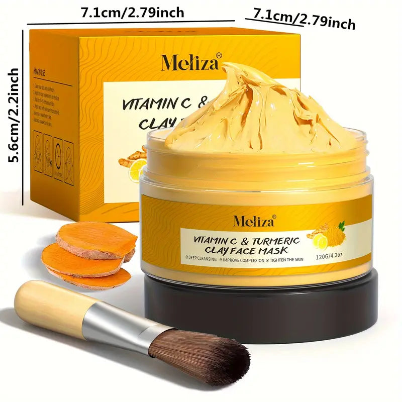 Vitamine C & Turmeric Clay Face Mask