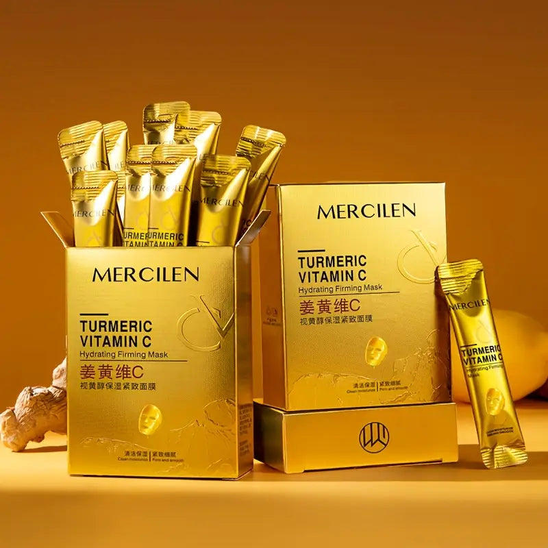 Hydraterend en Verstevigend Vitamine C Retinol Kurkuma Masker