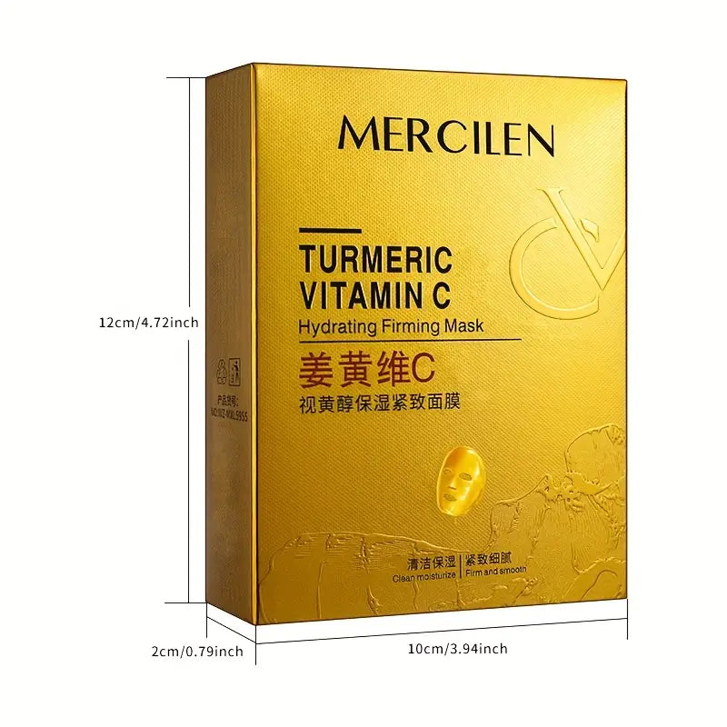 Hydraterend en Verstevigend Vitamine C Retinol Kurkuma Masker