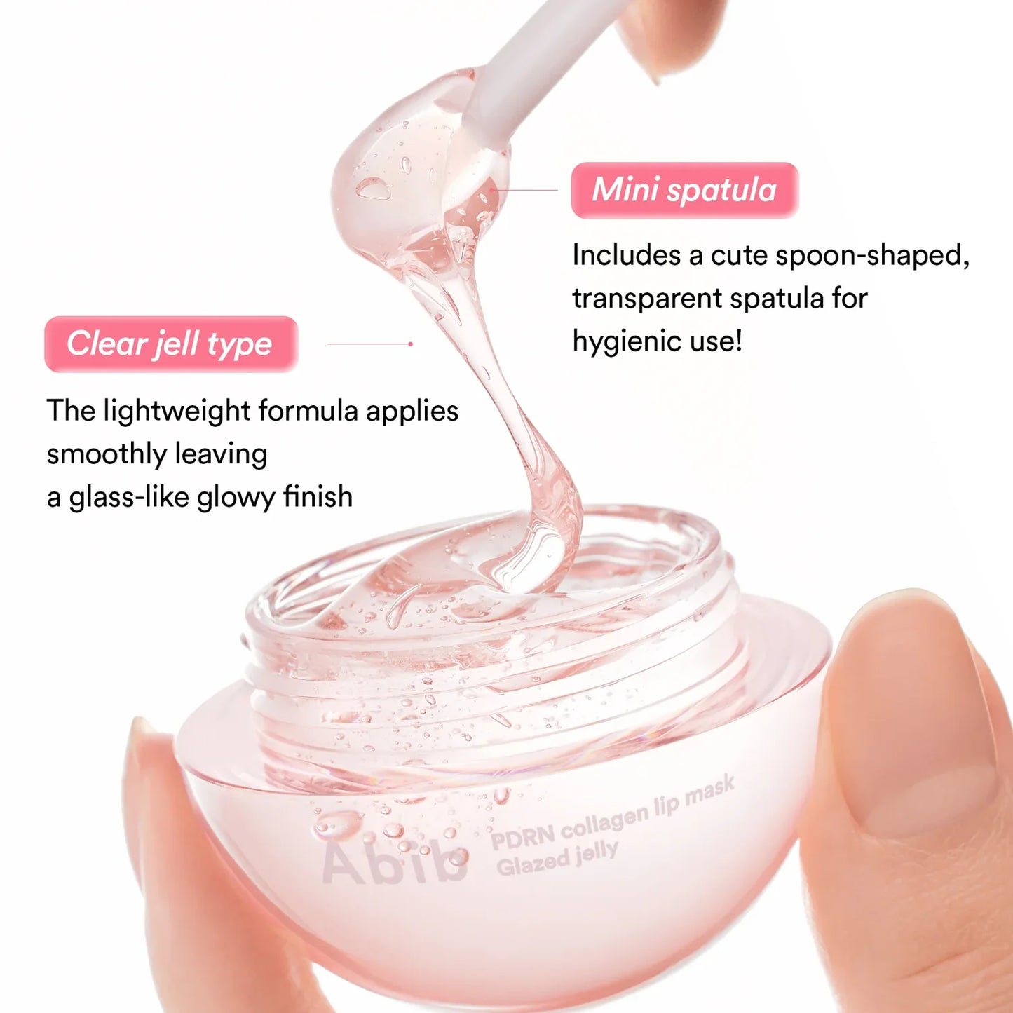 Abib - PDRN collagen lip mask Glazed jelly-Dryness, Overnight Night Care