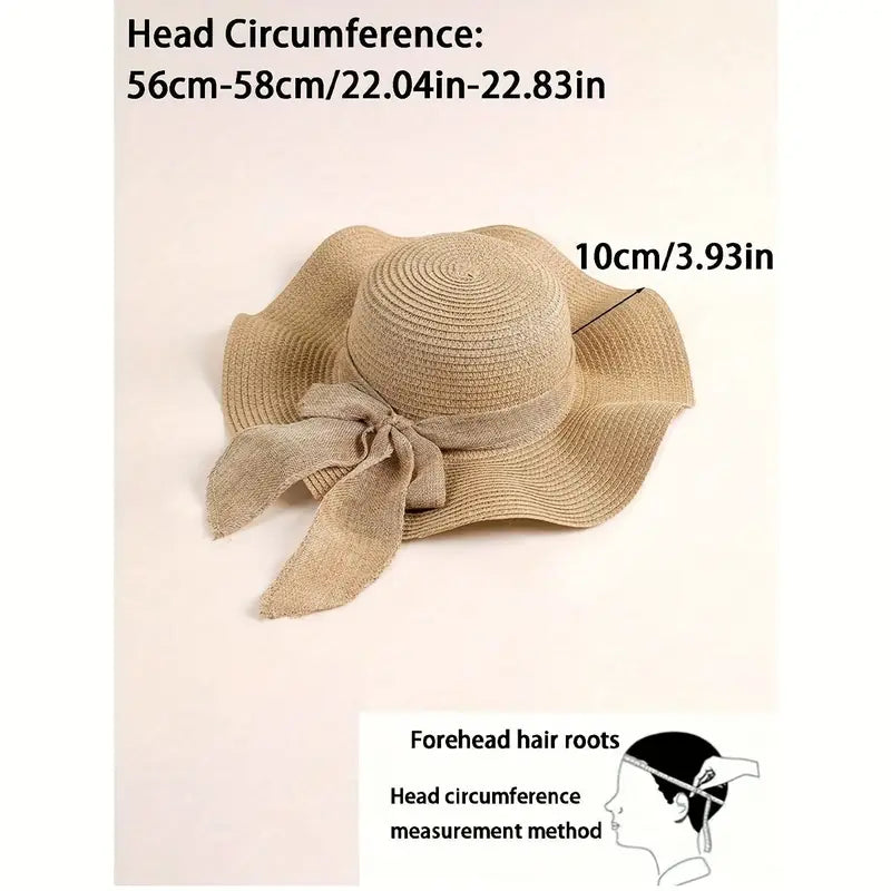 Stijlvolle Strandtas met Accessoires – Inclusief Strandhoed & Make-uptasje – Khaki