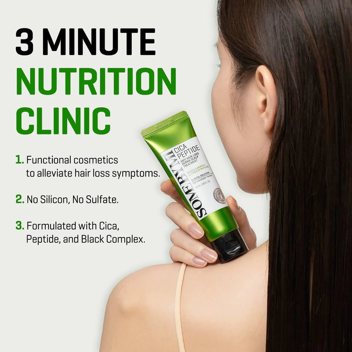 SOME BY MI Cica Peptide Anti Hair Loss Derma Scalp Duo – Treatment (50ml) + Tonic (150ml)