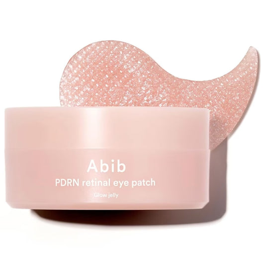 Abib - PDRN retinal eye patch Glow jelly - (60 ea) - Overnight Night Care, Brightens Skin Tone