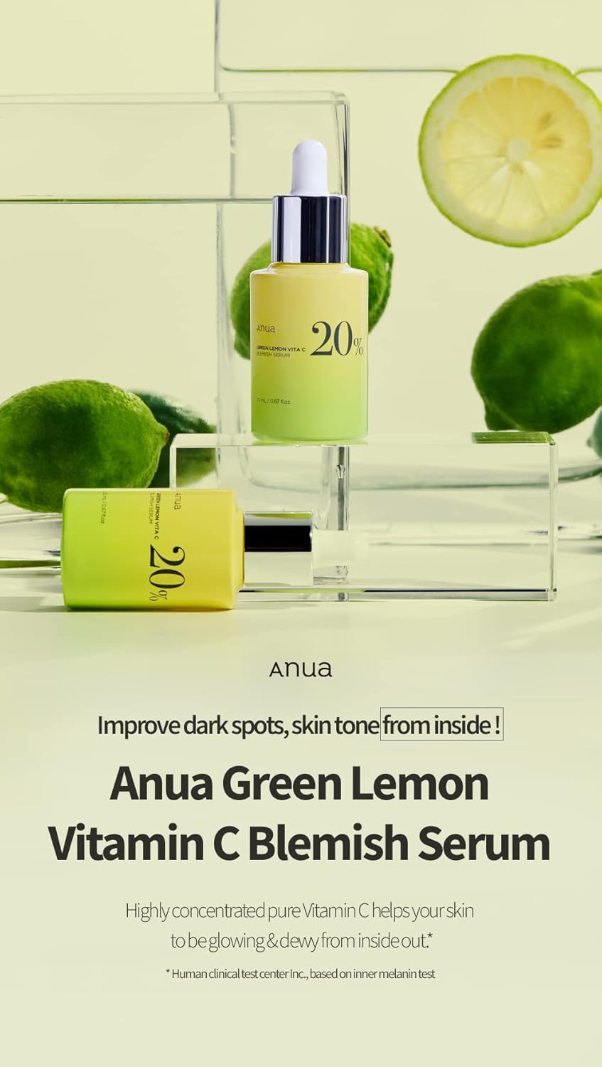 Anua - Green Lemon Serum - Vitamine C & E - 20 gr