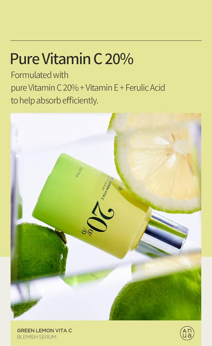 Anua - Green Lemon Serum - Vitamine C & E - 20 gr