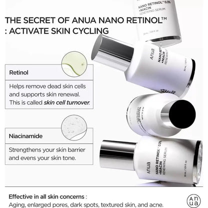 Anua - Retinol 0.3% + Niacin - Serum - 30 ml