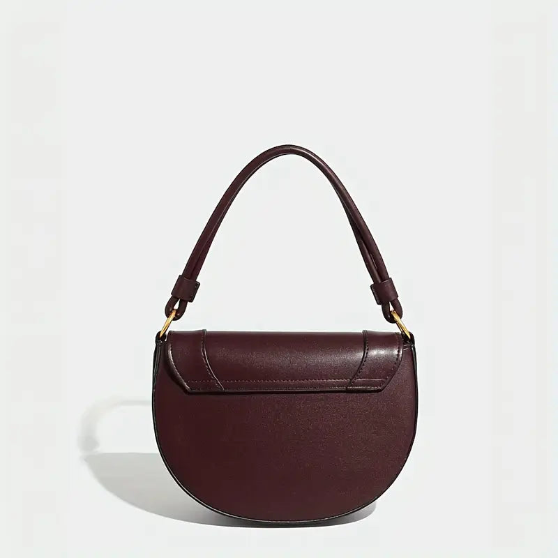 Burgundy Saddle Bag - Damestas
