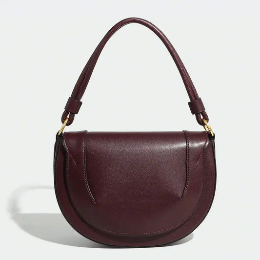 Burgundy Saddle Bag - Damestas