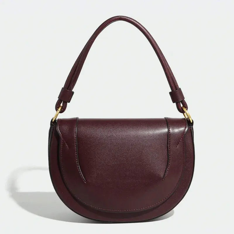 Burgundy Saddle Bag - Damestas
