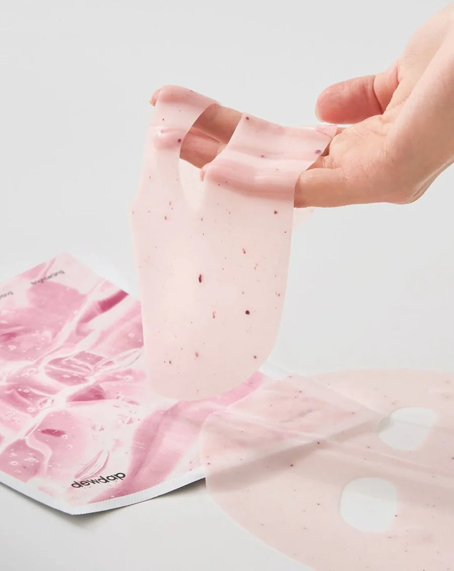 Dewdap Dewtox Glow Lift Hydrogel Jewel Mask - 4 x sheets - 35G