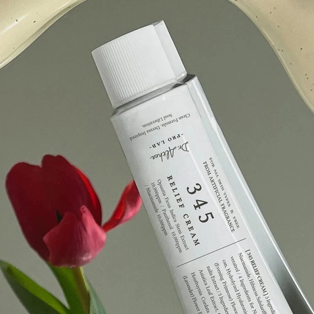 Dr.Althea 345 Relief Cream & Mist Duo | Soothing Recovery & Moisture for Sensitive Skin | Korean Vegan Skin Care Set