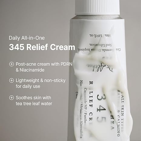 Dr.Althea 345 Relief Cream & Mist Duo | Soothing Recovery & Moisture for Sensitive Skin | Korean Vegan Skin Care Set