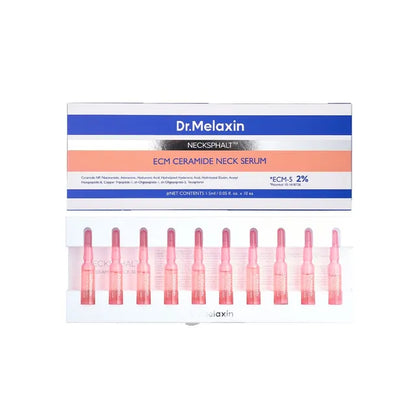 Dr. Melaxin Necksphalt cream 50 ml + Dr. Melaxin Necksphalt ECM Ceramide Neck Serum 10 ml - Bundel