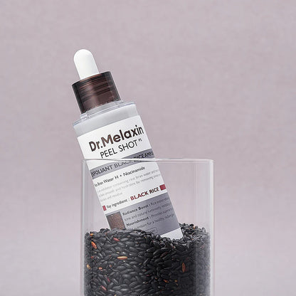 Dr.Melaxin Peel Shot - Exfoliating Black Rice Ampoule - 80ml