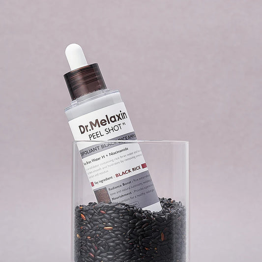 Dr.Melaxin Peel Shot - Exfoliating Black Rice Ampoule - 80ml