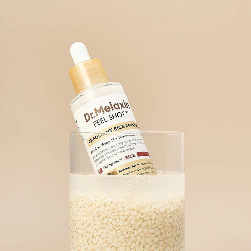 Dr.Melaxin Peel Shot - Exfoliating White Rice Ampoule - 80ml - Korean Skincare