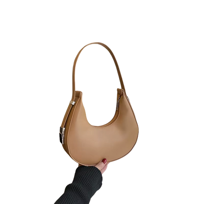 Luxury Half Moon Hobo Bag voor Dames - Yogodlns Khaki kleur