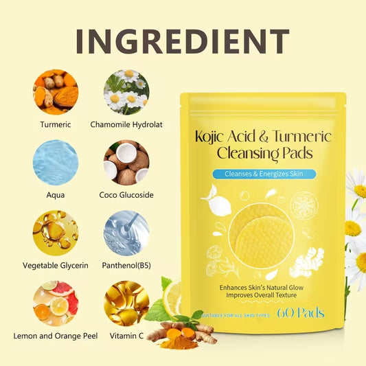 Kojic acid & Turmeric pads (60st)