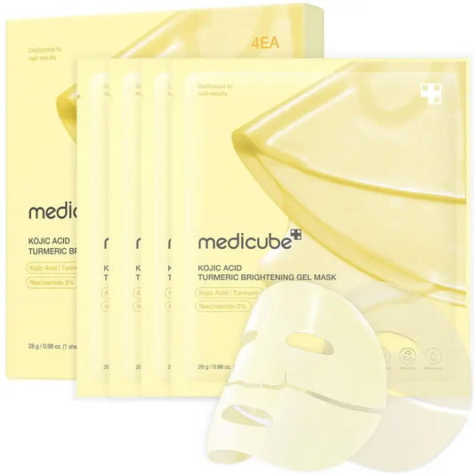 Medicube 4 pack Kojic Acid & Kurkuma Gel Mask