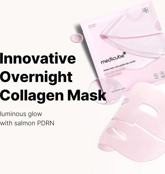 Medicube - PDRN Pink Collagen Gel Mask - 4 stuks