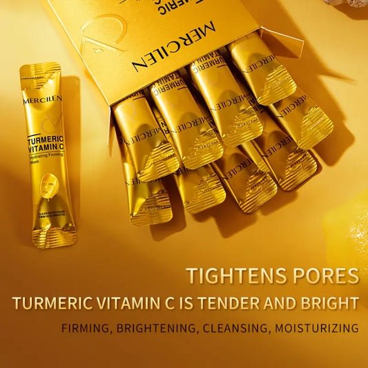 Hydraterend en Verstevigend Vitamine C Retinol Kurkuma Masker