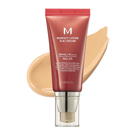 MISSHA - M Perfect Cover BB Cream SPF42 PA+++ - BB Cream NO25 (Warm Beige)