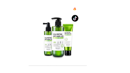 SOME BY MI Cica Peptide Anti Hair Loss Derma Scalp Set – Shampoo 285 ML + Treatment 50ML + Tonic 150ML