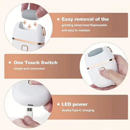 Pedicureslijper - Voetschraper - elektrisch eeltverwijderapparaat
