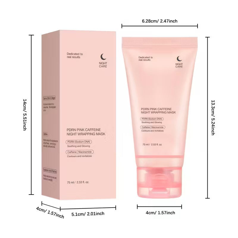 PDRN Pink Caffeine Night wrapping Mask