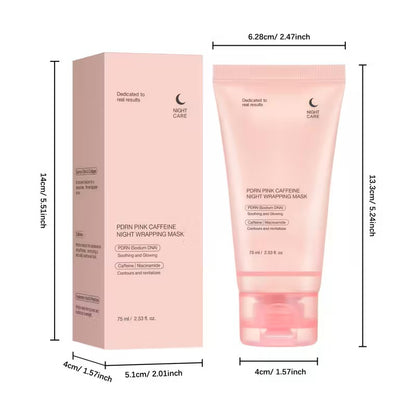 PDRN Pink Caffeine Night wrapping Mask