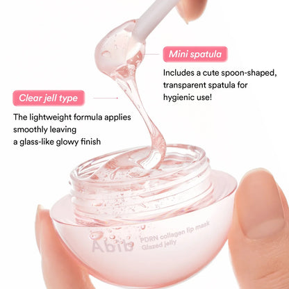 Abib - PDRN collagen lip mask Glazed jelly-Dryness, Overnight Night Care