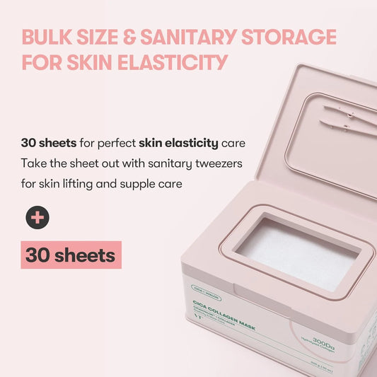 VT Cosmetics - CICA Collagen Face Mask 30 stuks