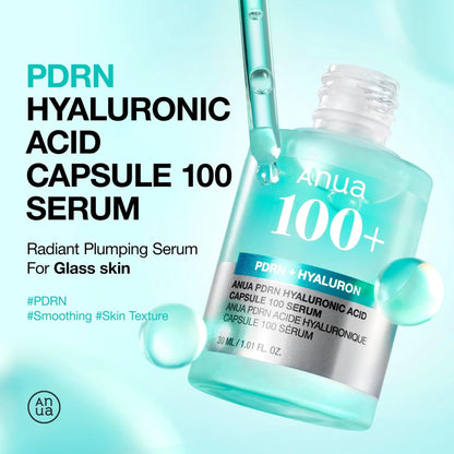 Anua – PDRN 100 Hyaluronic Acid Booster Toner 250ml + PDRN Hyaluronic Acid 100 Serum 30ml Bundel