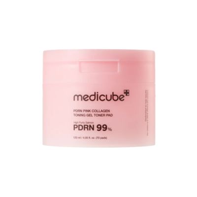 Medicube PDRN Collagen Toner Pads - Hydraterende en verstevigende gel toner - 70 stuks